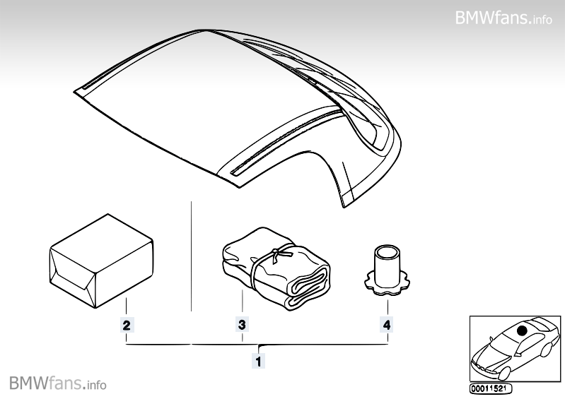 Bmw e36 hardtop part number #7