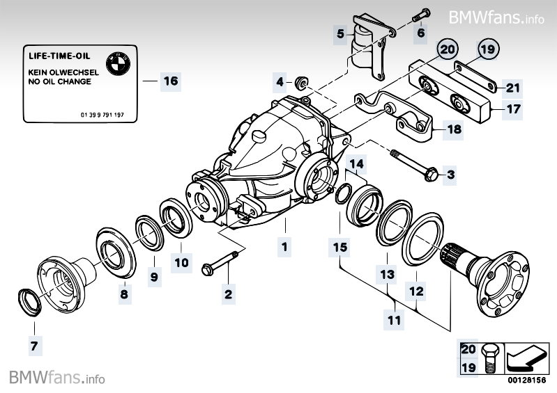 Bmw differential part numbers #2