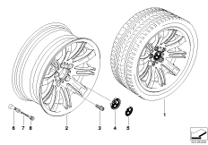 BMW LA wheel/double spoke 120