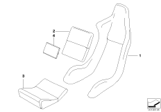 Recaro sp.s.-seat cover