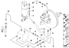 Трубопровод тормозного привода Пд с DSC