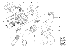 Детали генератора 120 А Bosch