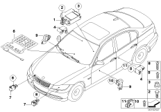 Electric parts, airbag