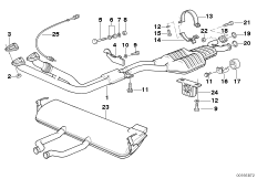 Exhaust assembly with catalyst