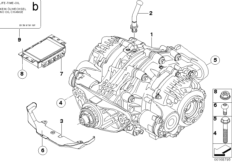 Hinterachsgetriebe-Antrieb/Abtrieb