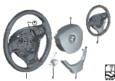 Многофункциональное рулевое колесо с НПБ