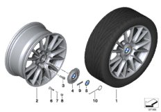 BMW LA wheel, individual, V-spoke 228