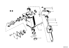 Steering box single components