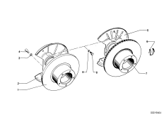Front brake-brake caliper/brake lining
