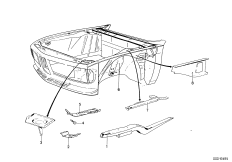 Front body-engine support