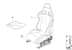 BMW Performance sport seat