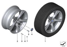 BMW LA wheel star spoke 276 — 17