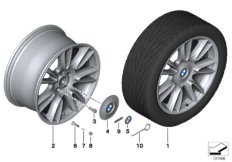 BMW LA wheel, individual V spoke 301