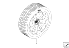 Winter wheel&tyre, Y-spoke 214