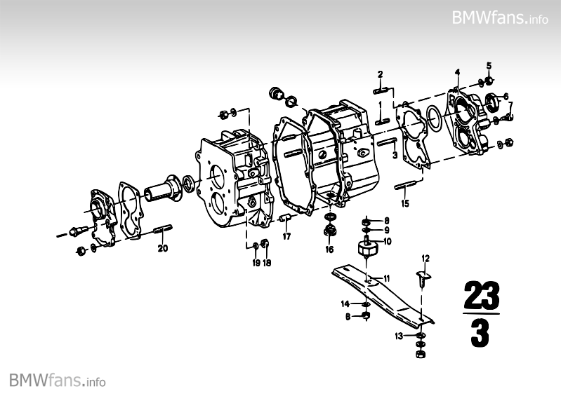 Zf S516 housingattaching parts BMW 250033Li 2500 M30 BMW parts