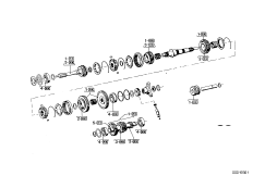 Zf S5-16 gear wheel set, single parts