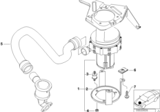 Abgasschadstoff-Reduzierung-Luftpumpe
