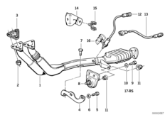 Exhaust assembly with catalyst