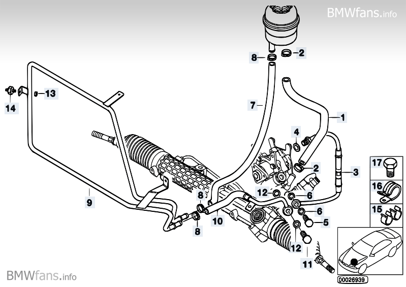 Bmw z3 power steering fluid leak #4