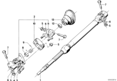 Steer.col.-lower joint assembly