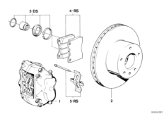 Front brake-brake disc