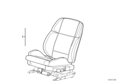 BMW Sport seat, electrically adjustable