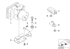 Hydroaggregat DSC/Halterung/Sensoren