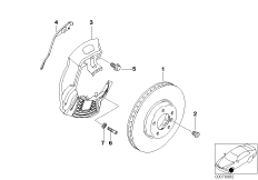 Front brake-brake disc