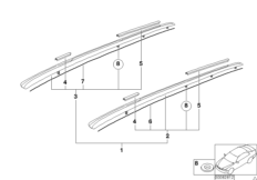 Retrofit kit, roof railing